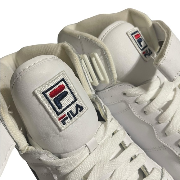 Fila Men’s Sport Athletic Casual High Tops White Sneaker Size 13 - Picture 7 of 9